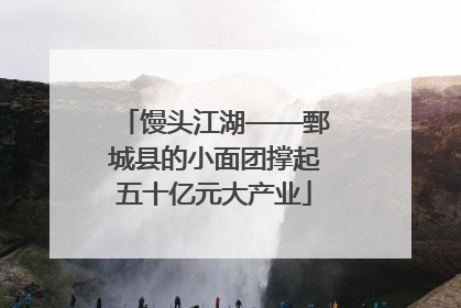 馒头江湖——鄄城县的小面团撑起五十亿元大产业
