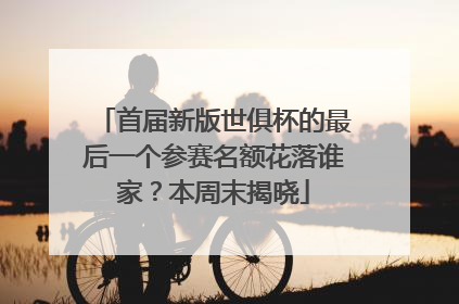 首届新版世俱杯的最后一个参赛名额花落谁家？本周末揭晓