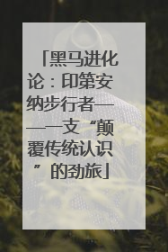 黑马进化论：印第安纳步行者——一支“颠覆传统认识”的劲旅