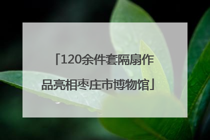 120余件套隔扇作品亮相枣庄市博物馆