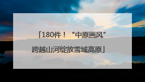 180件！“中原画风”跨越山河绽放雪域高原
