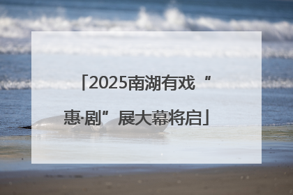 2025南湖有戏“惠·剧”展大幕将启